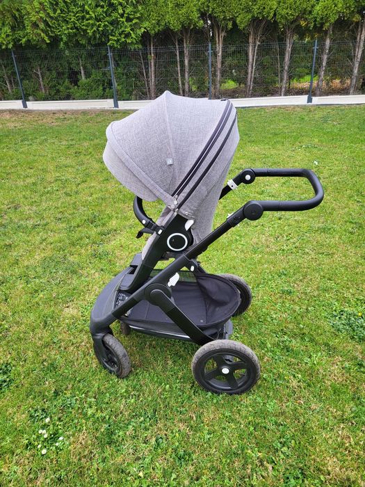 Wózek Stokke Trailz 2w1 + przejściówka na fotelik