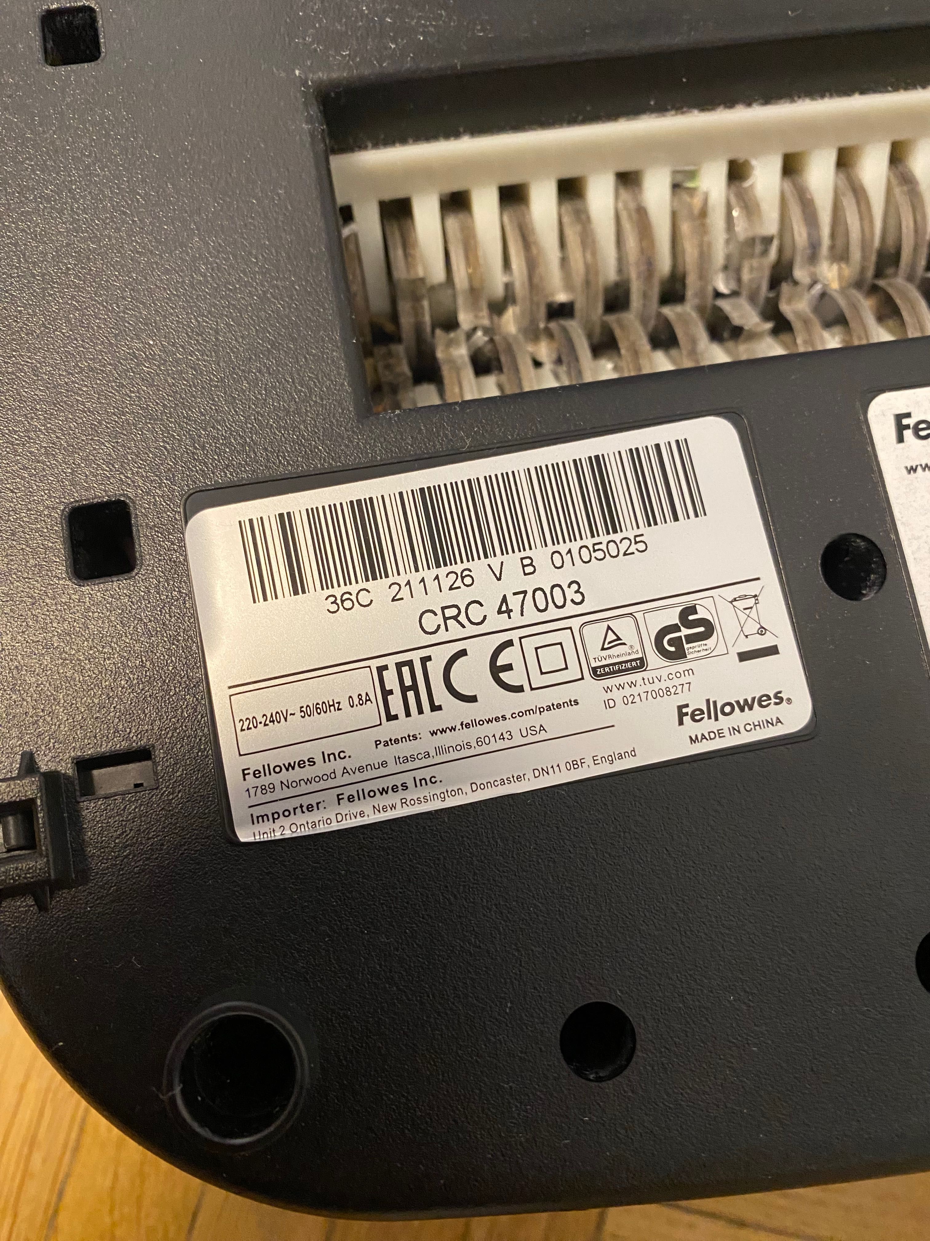 Niszczarka fellowes 36C