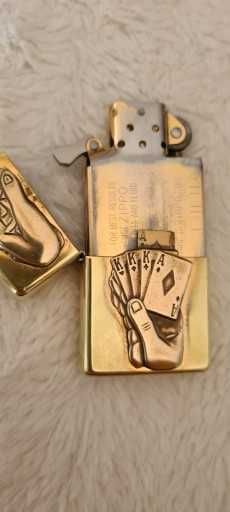 Zapalniczka ZIPPO Karty Full Brass 2000r