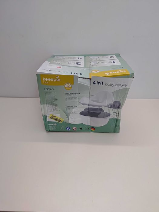 Nocnik Keeeper Kashmir 4 w 1 biało-szary (B332)
