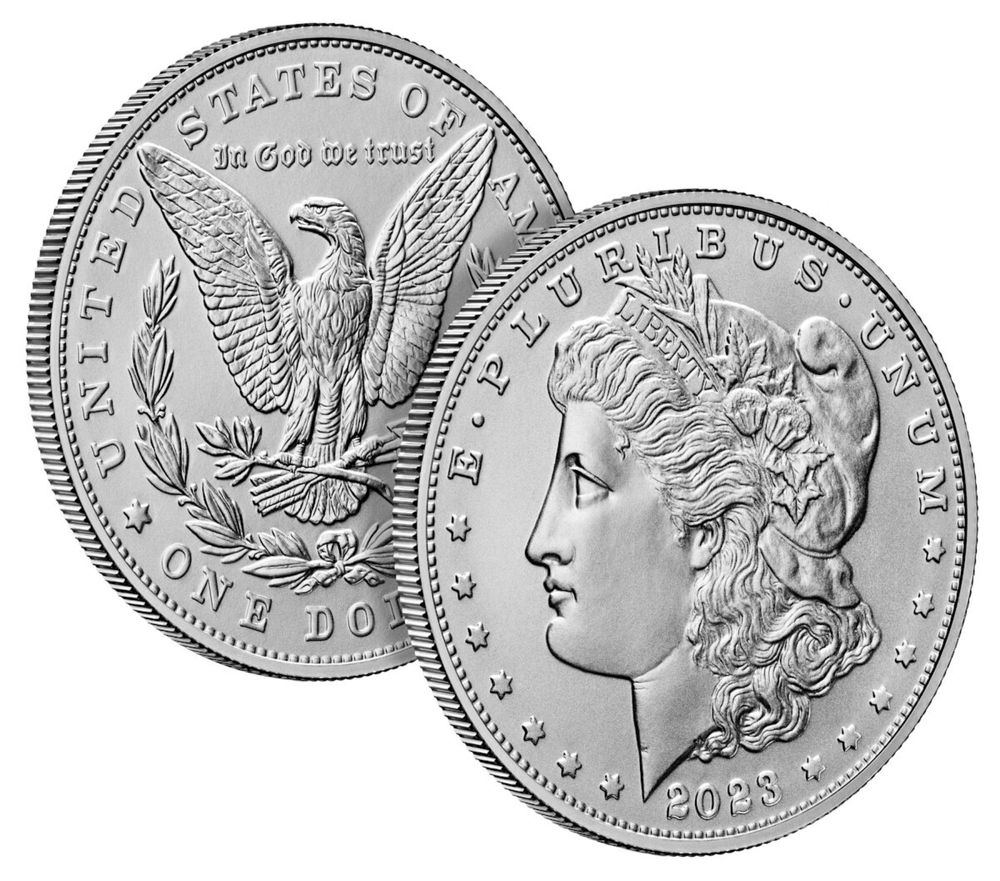 Срібна колекційна монета  Долар 1$ Морган Morgan 2023 S  Proof є опт