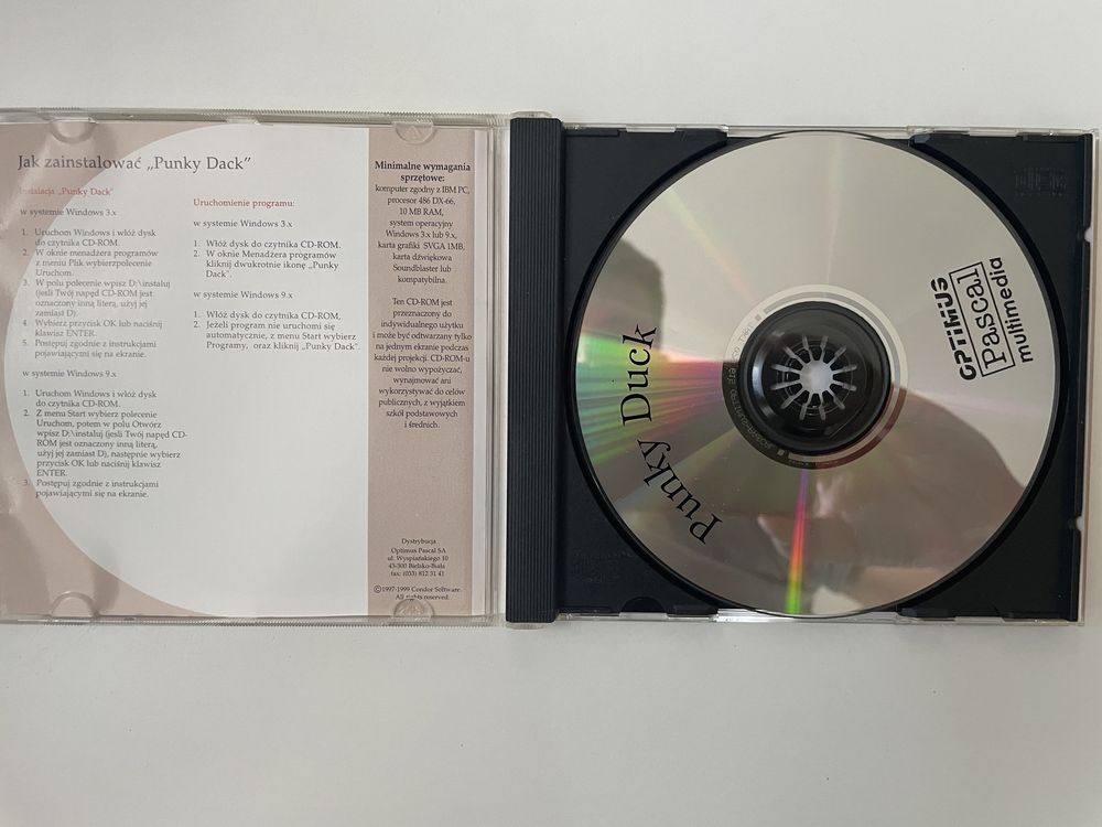 Punky Duck gra PC retro 1996