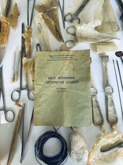 Великий ветеринарний хірургічний набір