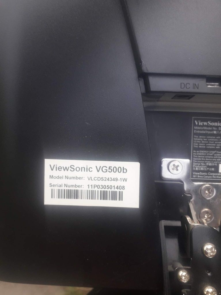 Monitor LCD view sonic vg 500b