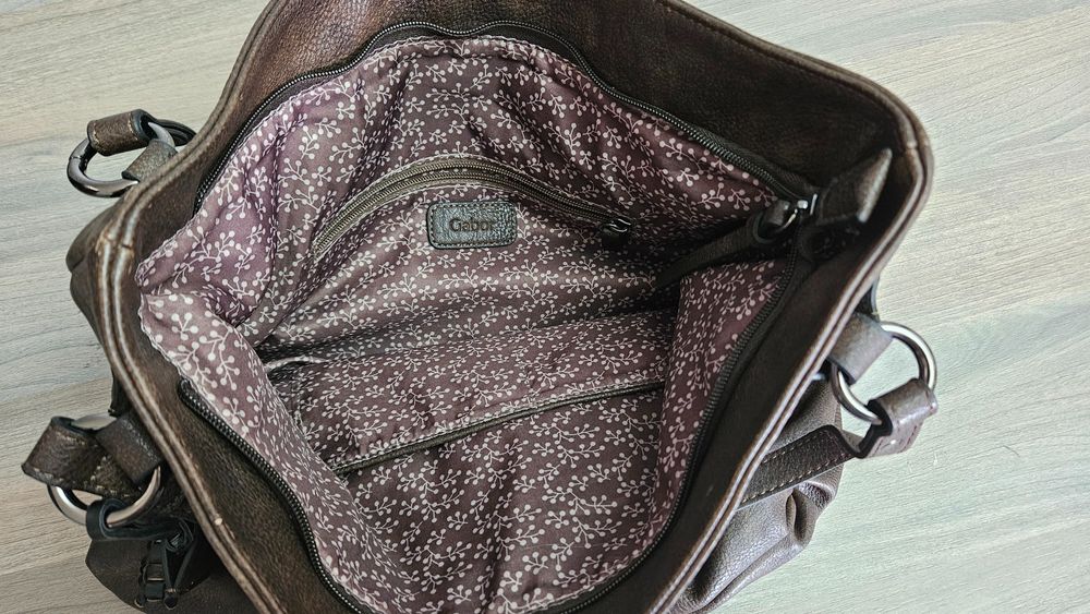 Torebka Damska Skórzana Gabor Brązowa A4