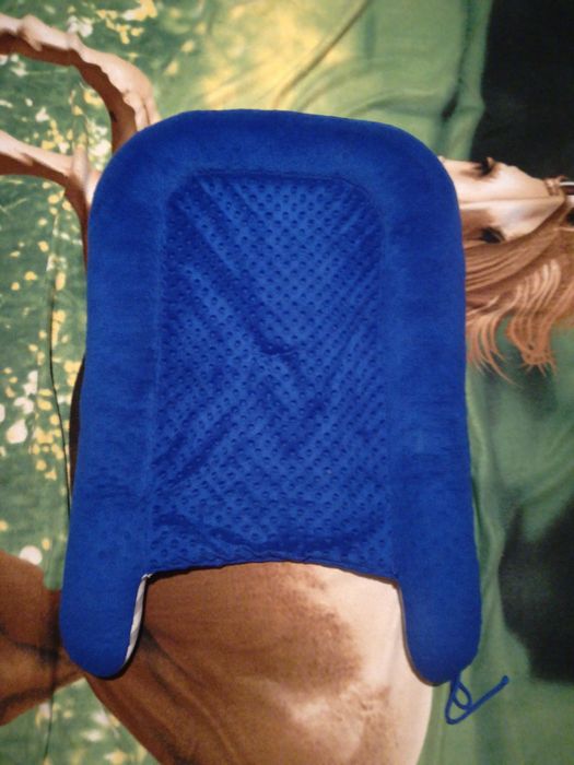 Kokon do łużeczka z Minky na zewnątrz. Wiązany na dole.