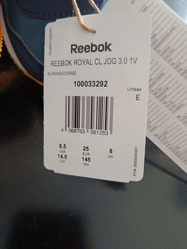 Nowe buty adidasy Reebok Royal Classic Jogger 25, wkładka 16,5 cm