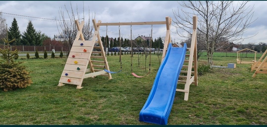 Stelaż na huśtawkę huśtawki plac zabaw wspinaczka dla dzieci ślizg