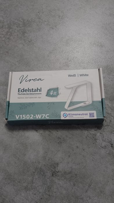 virea 4 x Zaciski do obrusów 7 cm