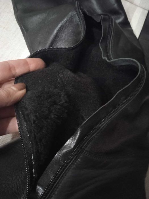 Ботфорти жіночі шкіряні 39 розмір