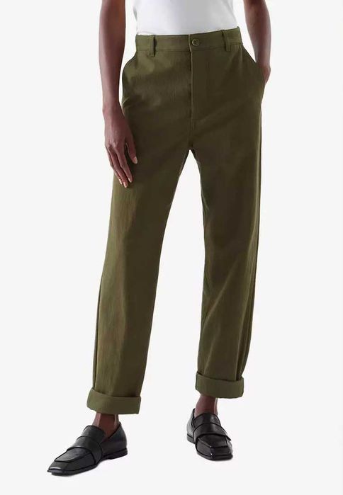 Жіночі повсякденні штани бренду COS STRAIGHT-FIT CHINOS