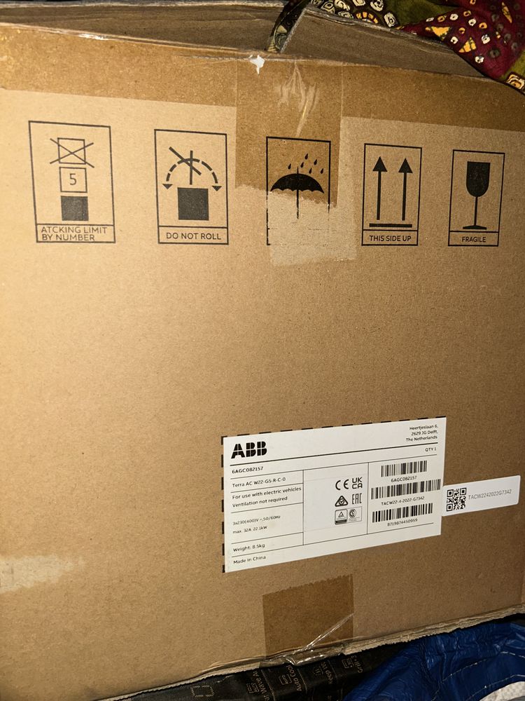 Carregador elétrico para carros elétricos ABB