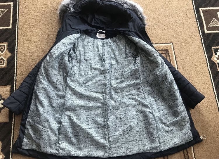 Зимова тепла куртка, зимове пальто на  ріст 164- 172 см