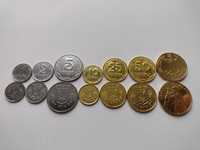 Украина набор 7 монет 1 2 5 10 25 50 Копеек 1 Гривна 2012 - 2019 UNC
