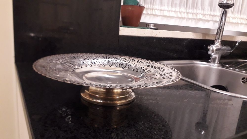 Taca fruteira de b.prata