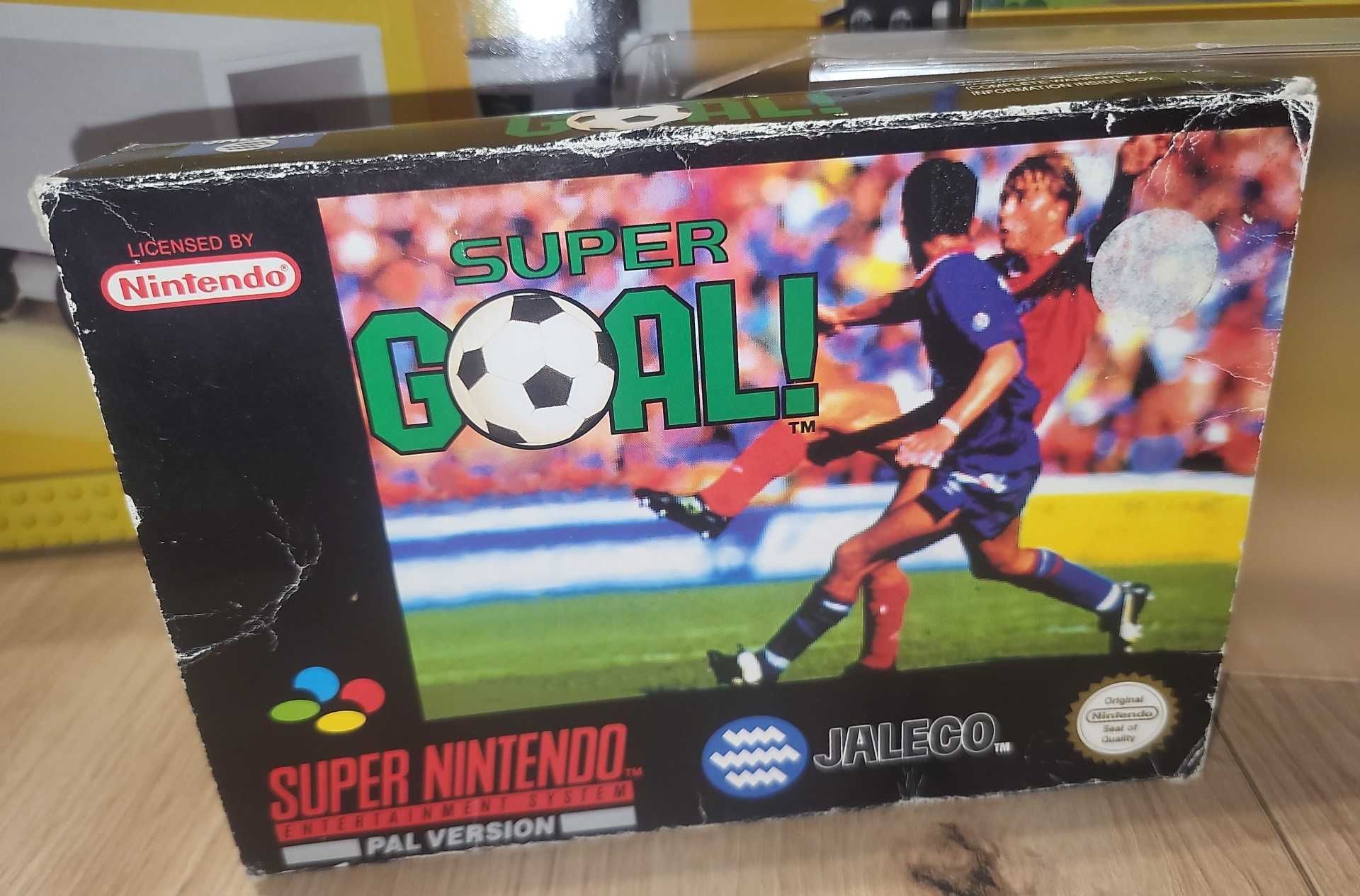 Gra Super GOAL - NINTENDO SNES - DB stan CIB Komplet +Protektor