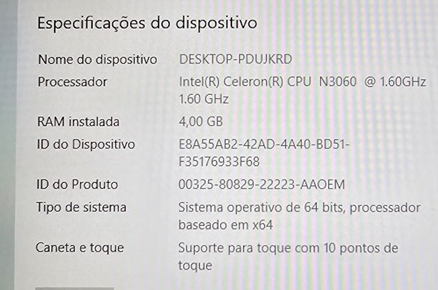 PC HP Branco, com função Tablet