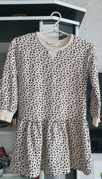 Тёплое  платье H&M 6-8 лет, 122-128см
