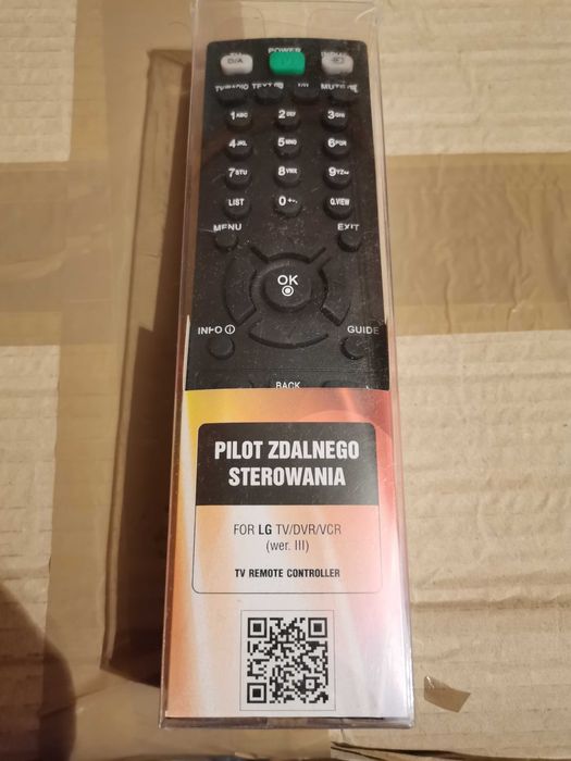 Pilot zdalnego sterowania dla LG TV/DVR/VCR (wer. III) 3983# remote c.