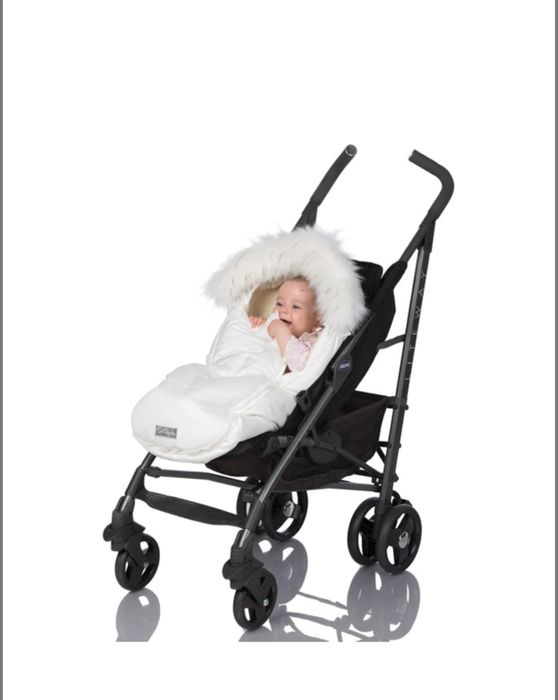 Все включено Зимовий конверт-кокон на овчині і комбінізони і шапочка