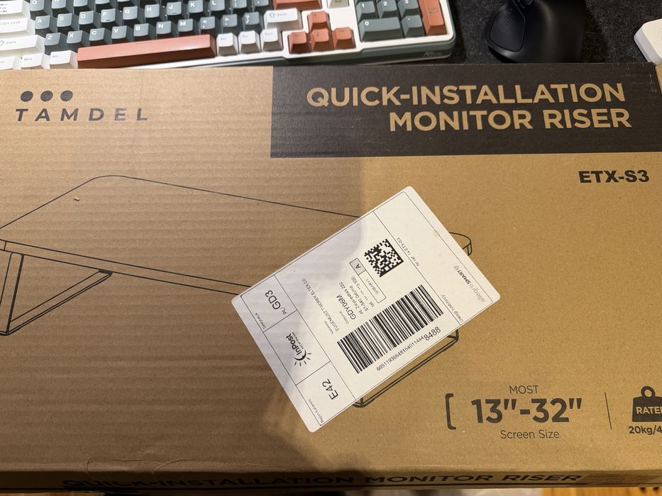 Podstawka pod monitor 13-32 cale - laptop, czarna. TAMDEL