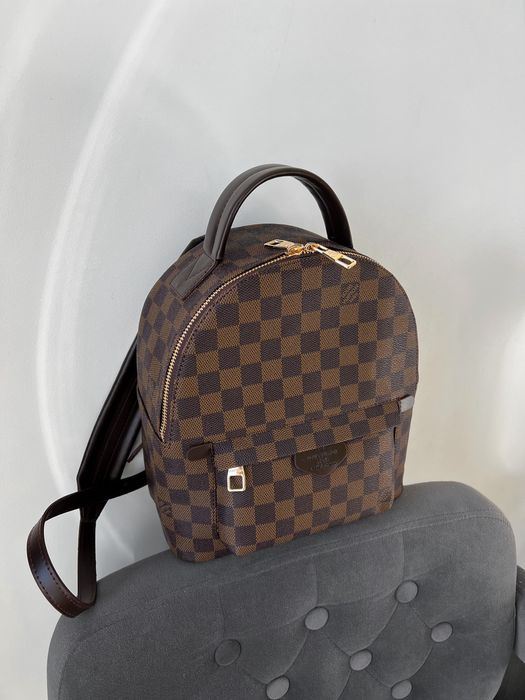 Жіночий рюкзак Louis Vuitton шахматка женский рюкзак луи виттон сумка