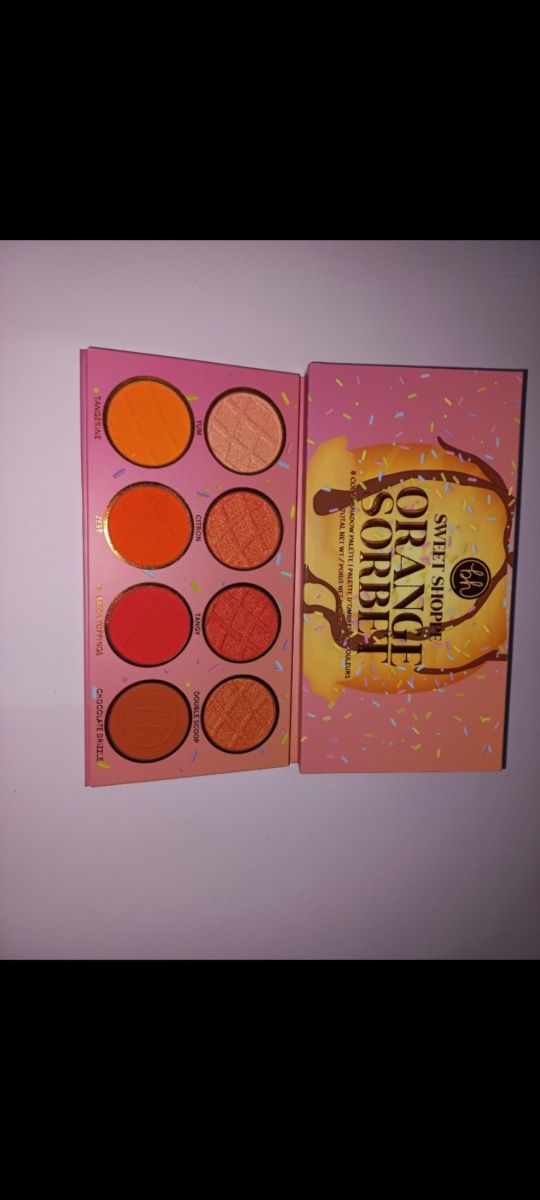 Paleta bh cosmetics orange sorbet