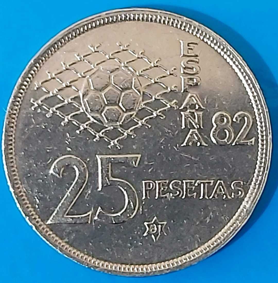 25 Pesetas de 1980*81, Espanha 82