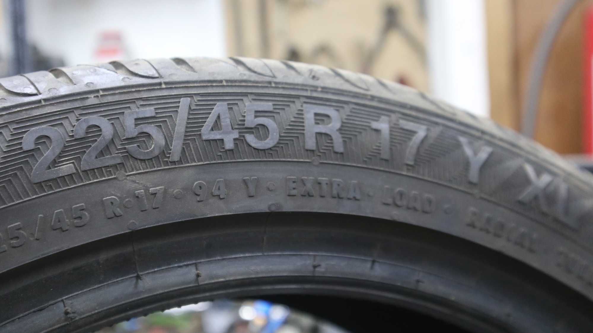 Пара літніх шин Gislaved	Ultra Speed 225/45 R17 2021 8 мм