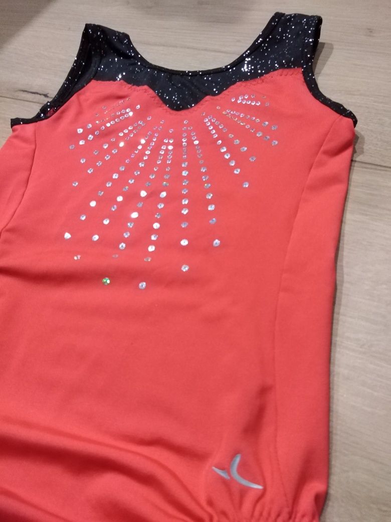 Body trykot gimnastyka artystyczna 128