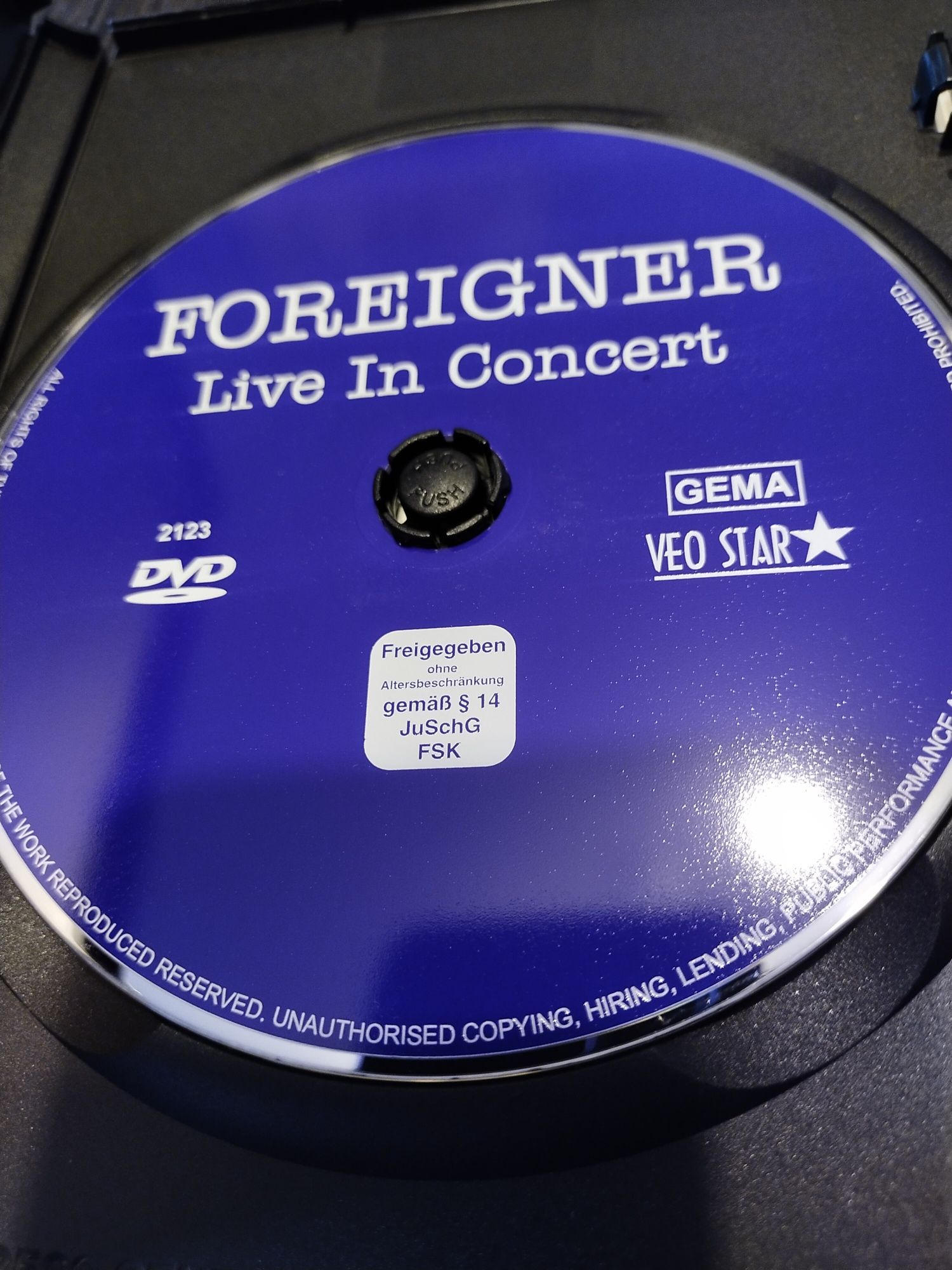 Foreigner Live In Concert  DVD