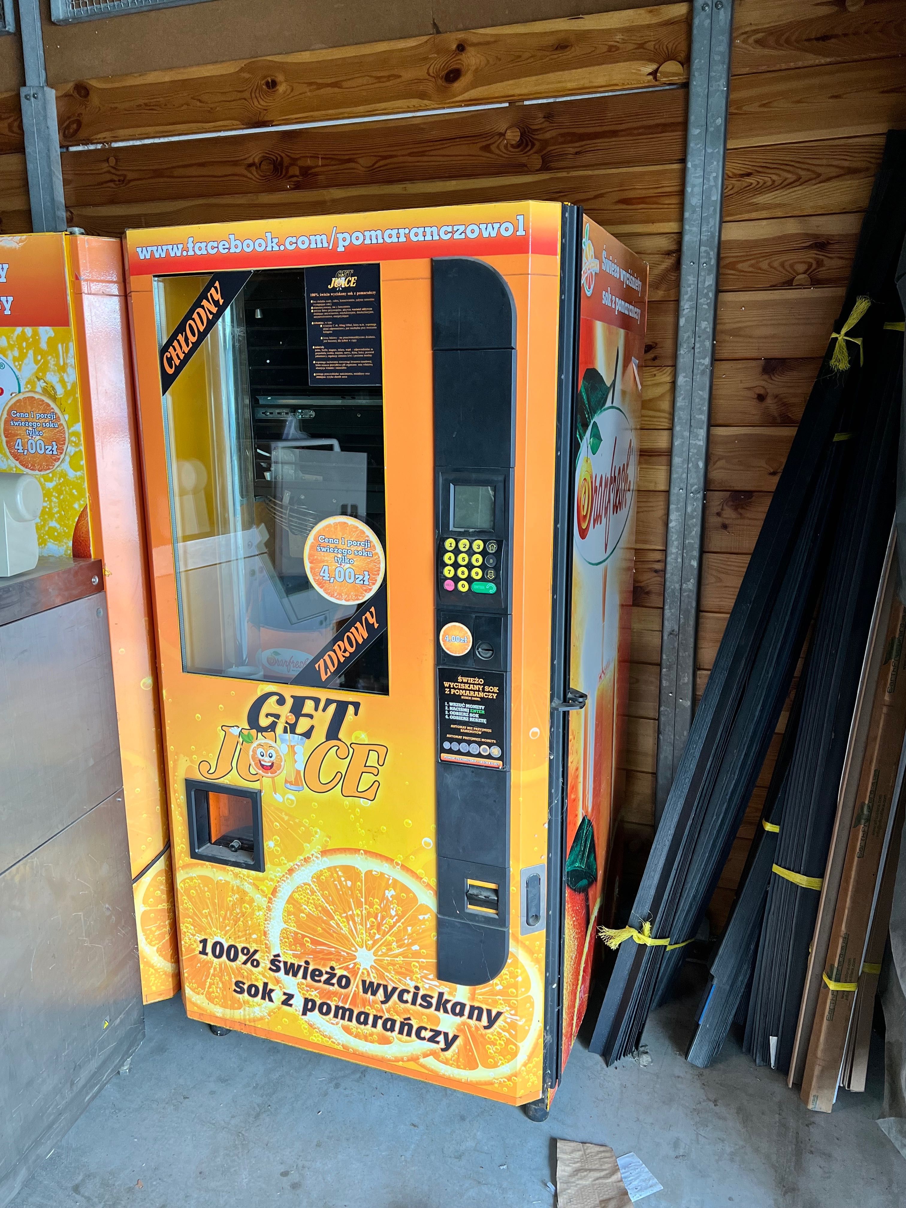 Sokomat Automat Vendingowy Sok z Pomarańczy LUBLIN / WARSZAWA