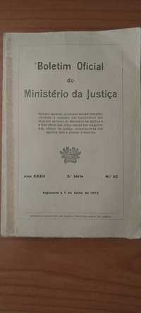 Boletim oficial do Ministério da Justiça
