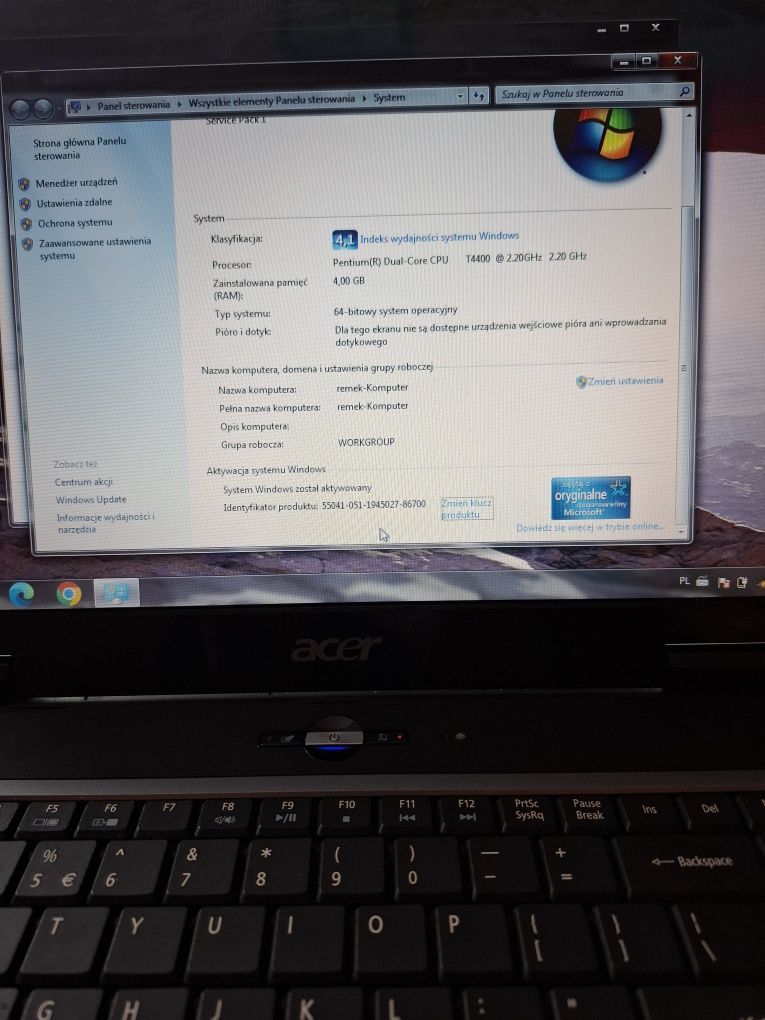 Acer aspire5732Z