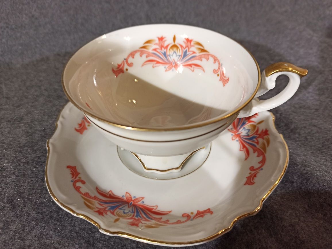 HUTSCHENREUTHER A. Paul  MüllerTRIO Porcelana Selb Filiżanka Bawaria