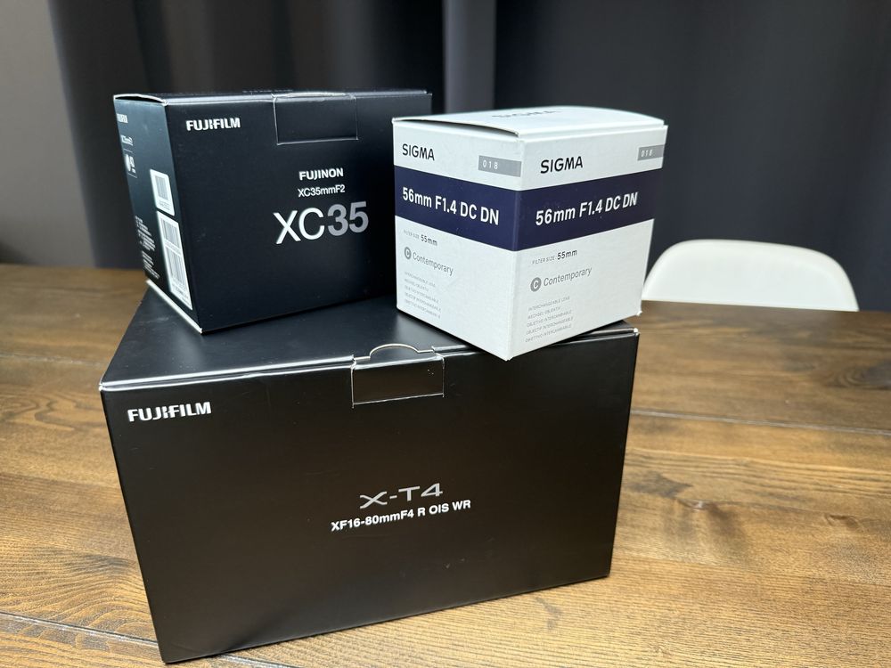 Pack Fujifilm X-T4 + lentes 16-80mm + 35mm + 56mm