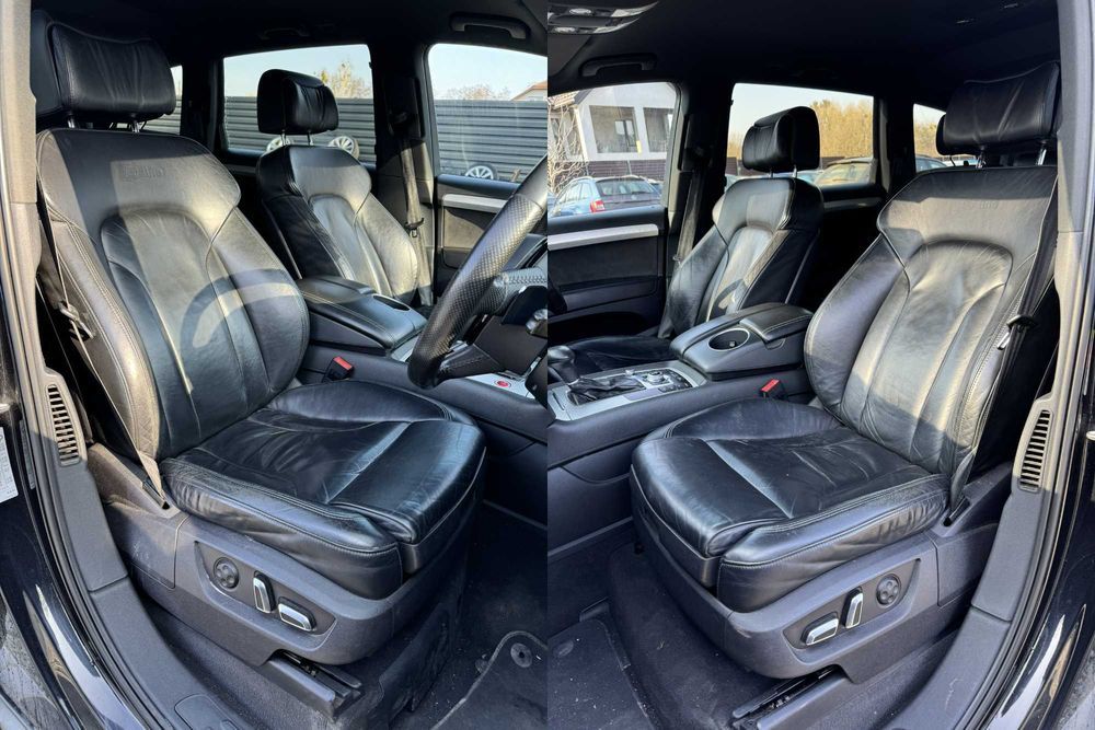 Салон сидіння сідушки комплект сидінь Audi q7 4L 2005-2015 sline шкіра