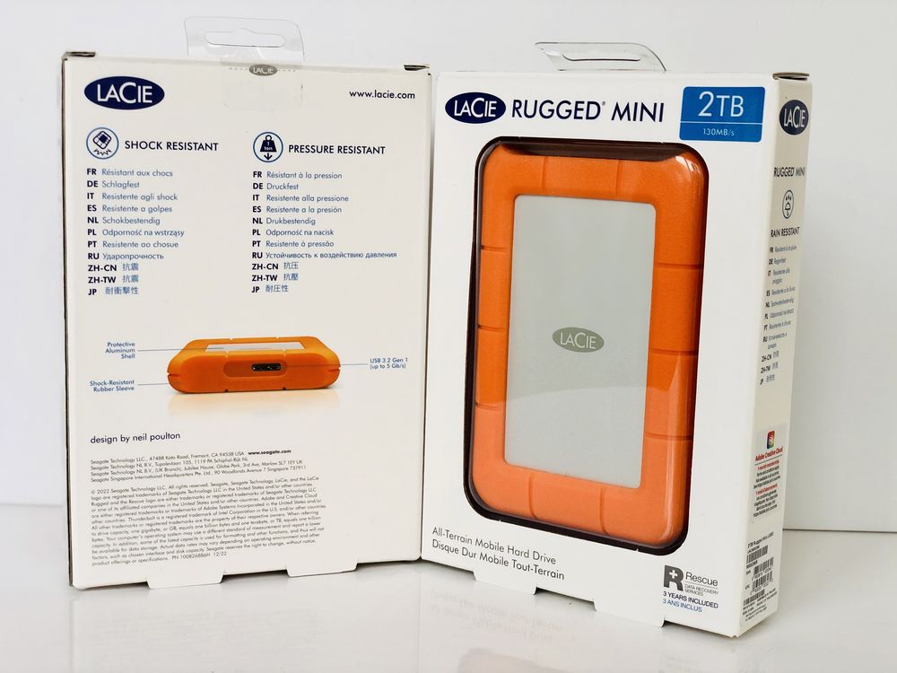 HDD Накопичувач Жорсткий Диск LaCie Rugged Mini 2ТБ