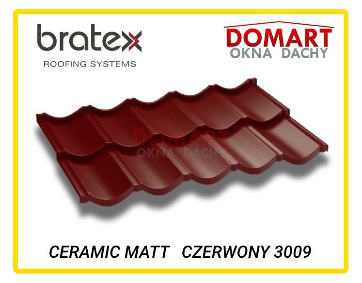 Blachodachówka Bratex Scandinavia Ceramic Matt ŚLĄSK MAŁOPOLSKA