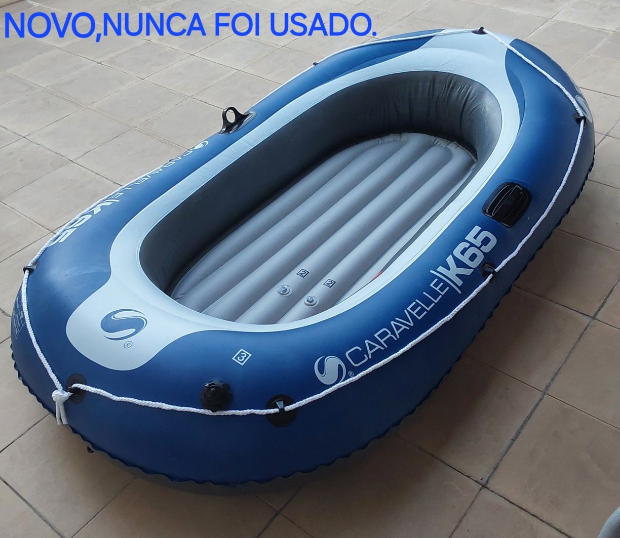 BARCO 100% NOVO, EM PVC INSUFLÁVEL. Praia,Rio,Férias,Piscina,etc.