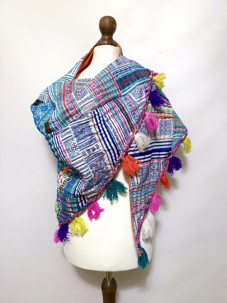 Chusta patchwork boho etno fredzle