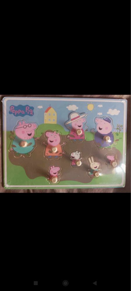 Puzzle drewniane Peppa Pig
