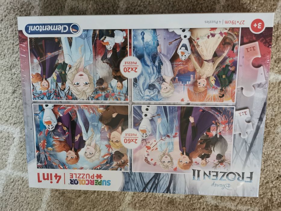 Puzzle Frozen Il 4w1 NOWE