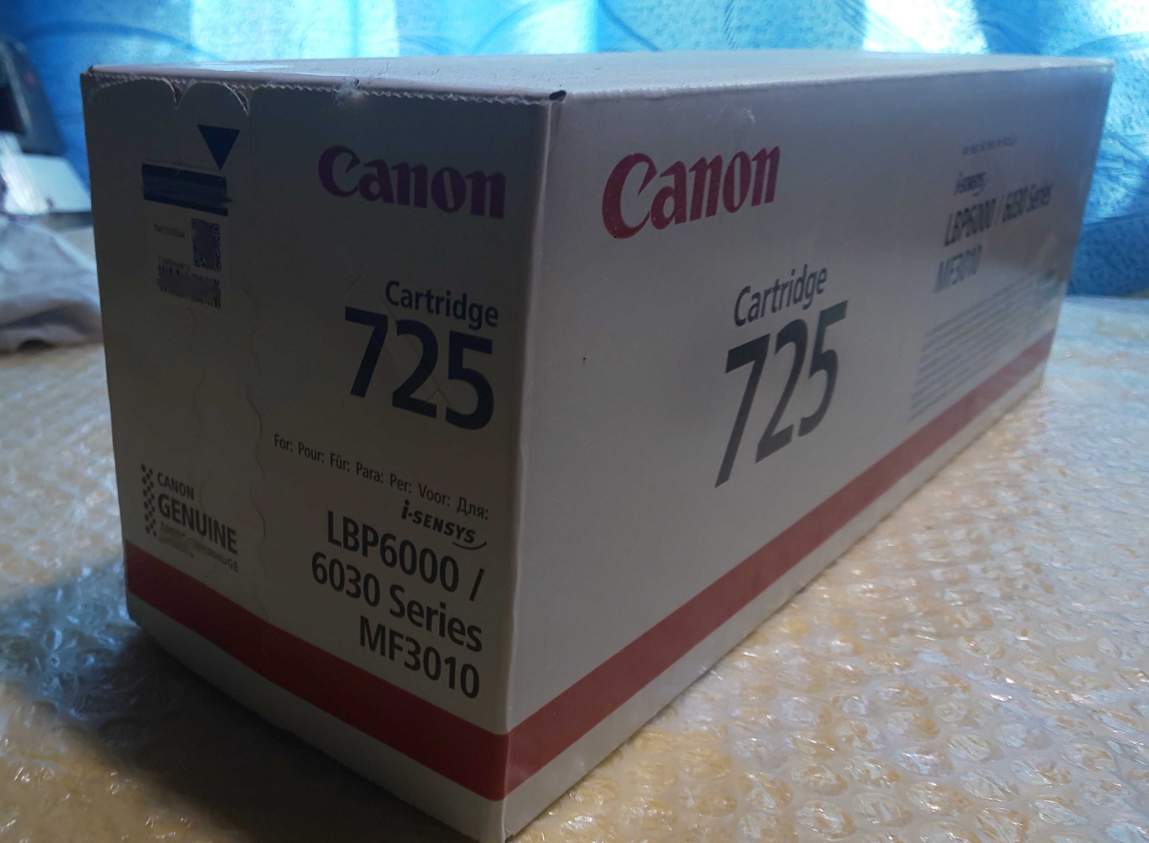 Картридж Canon 725 для MF3010 та ін.(оригінал)  LBP6000 6030 Series