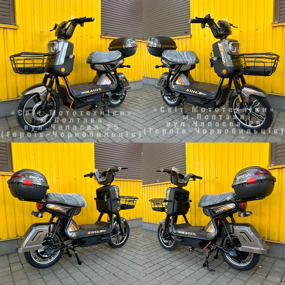 Новий електровелосипед Fada Tiko 800W 60V 25Ah 2025р. електричний
