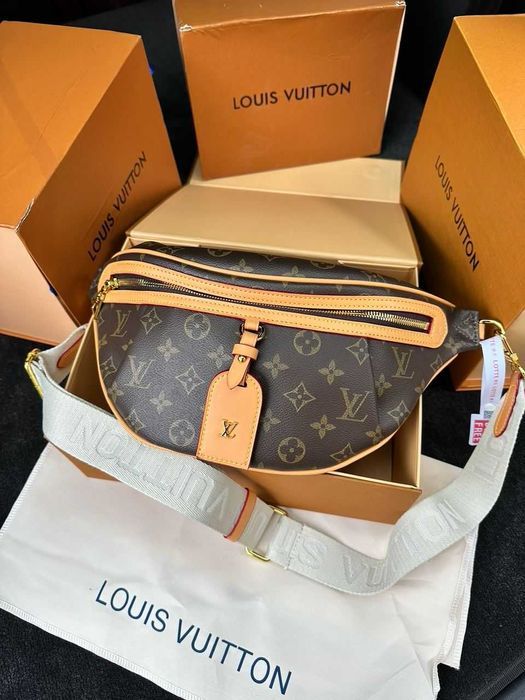 Сумка Louis Vuitton High Rise Monogram Bumbag (Оплата при отриманні)