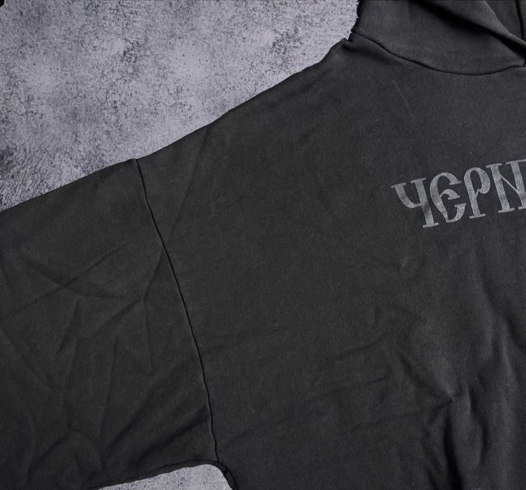 ОРИГІНАЛ Худи Yeezy Черные псы / Черные / M L