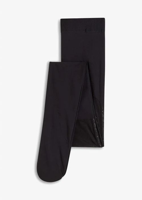 B.P.C rajstopy 70den czarne imitujące pończochy ^36/38