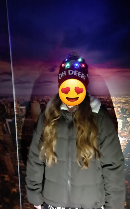 Новорічні шапки з LED пісвіткою 3 режими. Новорічні подарунки