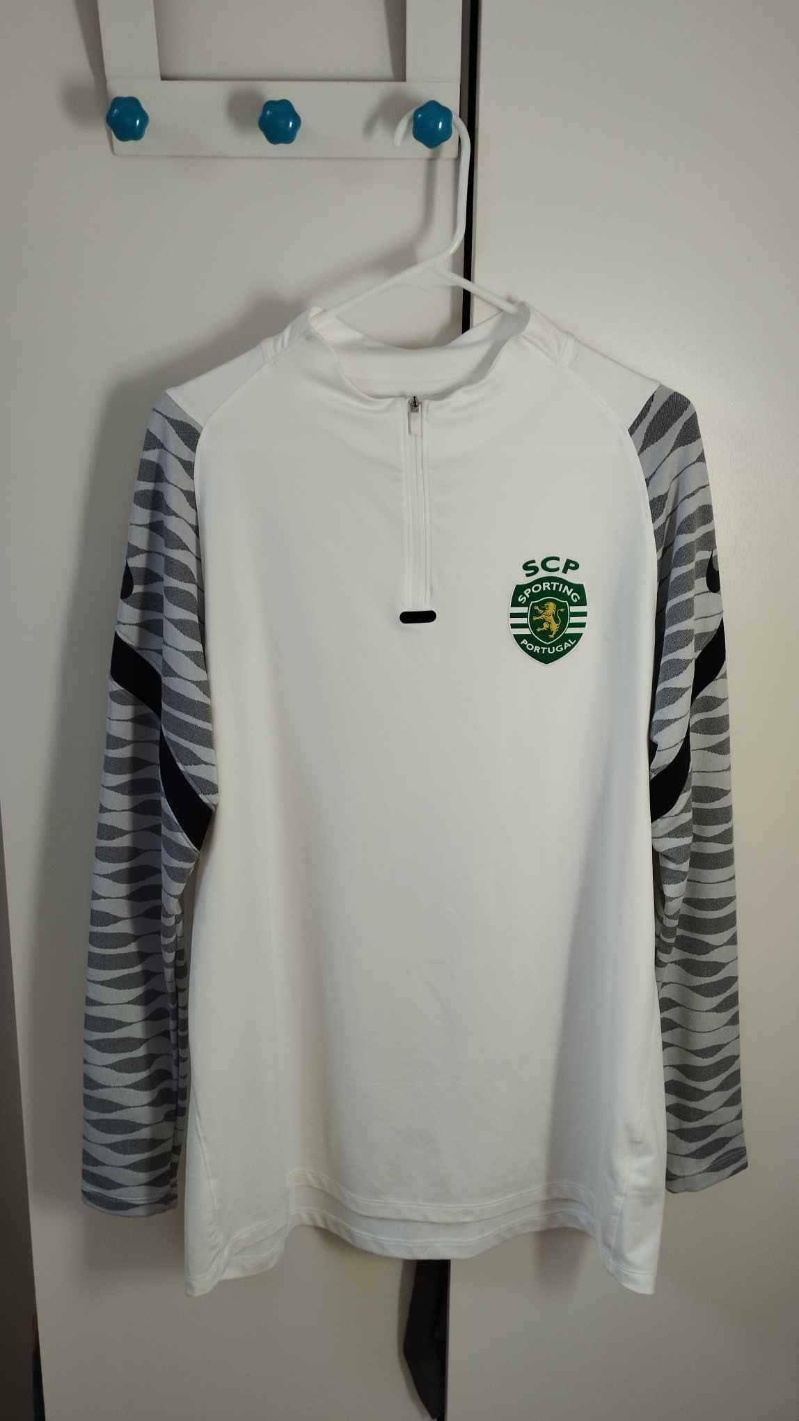 Camisola Sporting Clube De Portugal Nike 3/4 Zip Staff Aquecimento XL